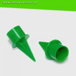 Candleholder fi 2 cm zielony jasny