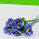 sztuczne kwiaty - anemony niebieskie